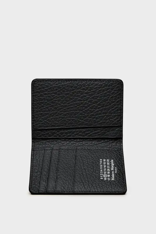 Maison Margiela Black Leather Wallet Bifold Black online