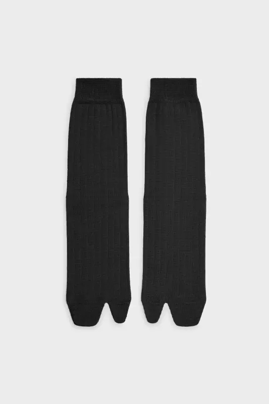 Maison Margiela Jersey Cotton Tabi Socks For Women Black online