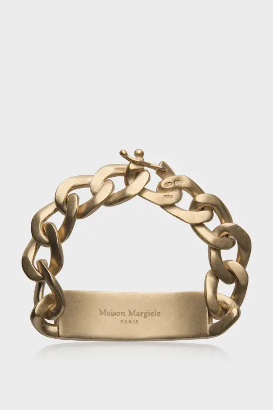 Maison Margiela Silver Chain Bracelet Yellow gold online
