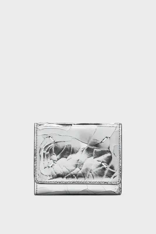 Maison Margiela WALLET CLIP 3 WITH ZIP Silver online