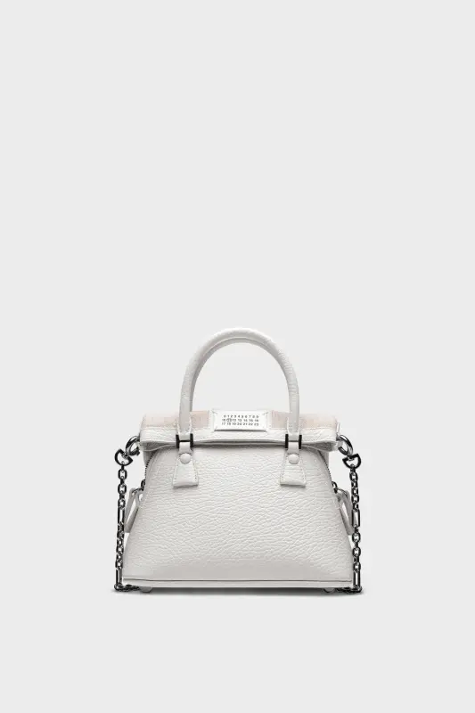 Maison Margiela Beige 5AC Micro Almond Bag Light grey online