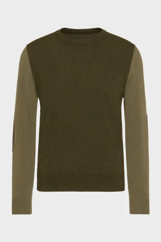 Maison Margiela Two-Tone Wool Crewneck online