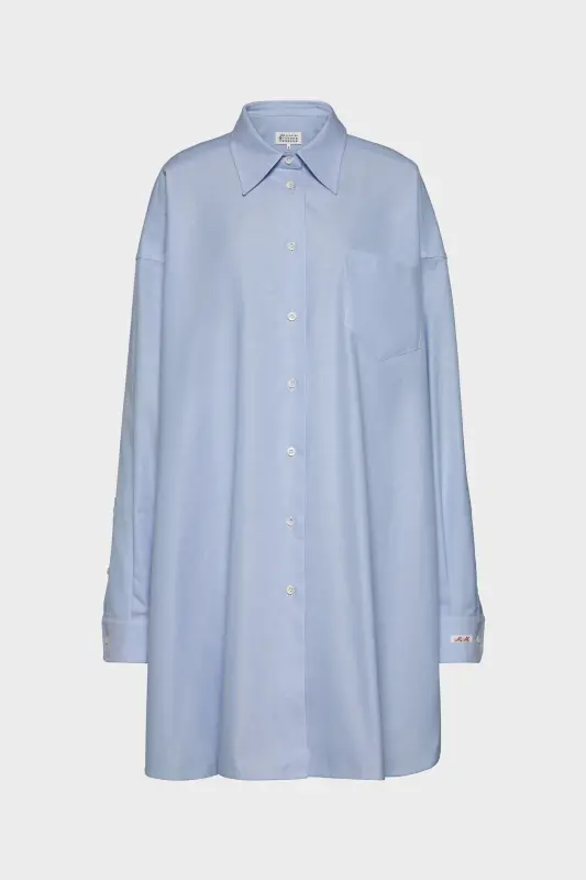 Maison Margiela Shirt Dress Light Blue online