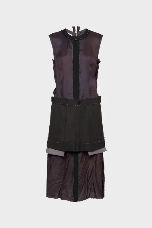 Maison Margiela Womens Blue Decortiqué Midi Dress Navy Blue Maison Margiela Womens Blue Decortiqué Midi Dress Navy Blue online